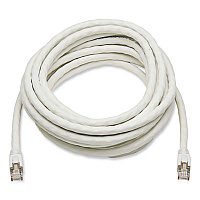 Tripp Lite CAT8 Snagless Patch Cable, 20 ft, White, Ships in 7-10 Business Days (N272020WH)