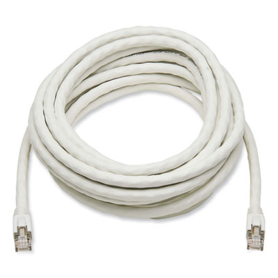 Tripp Lite CAT8 Snagless Patch Cable, 20 ft, White, Ships in 7-10 Business Days (N272020WH)