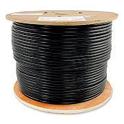 Tripp Lite CAT6/CAT6e Outdoor-Rated Bulk Ethernet Cable, 1,000 ft, Black, Ships in 7-10 Business Days (N22801KBK)