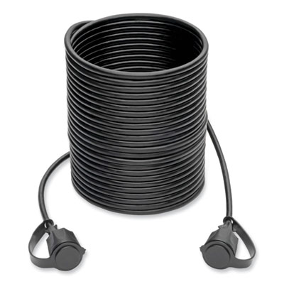 Tripp Lite CAT5e/CAT6 STP Outdoor Industrial Patch Cable, 50 ft, Black, Ships in 7-10 Business Days (N206PC50IND)