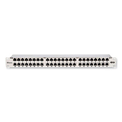 Tripp Lite CAT5e/CAT6 Patch Panel Shielded 48-Port, Silver, Ships in 7-10 Business Days (N252048SHK)