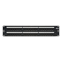 Tripp Lite 48-Port CAT6 Patch Panel Rackmount, Black, Ships in 7-10 Business Days (N252048)