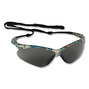 KleenGuard V30 NEMESIS Safety Eyewear, Plastic Camo Frame, Smoke Polycarbonate Lens, 12/Box (KCC22609BX)