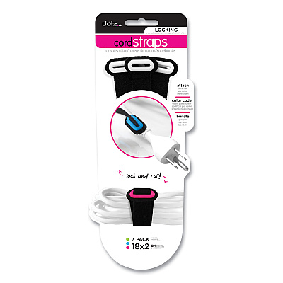 Dotz Locking Cord Strap, Black (LEE22201)