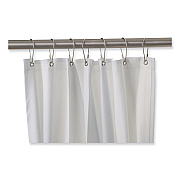 Bobrick Shower Curtain, 42 x 72, Vinyl, White (BOB2042)