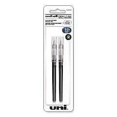 uniball Refill for Vision Elite Roller Ball Pens, Bold Conical Tip, Assorted Ink Colors, 2/Pack (UBC61234PP)