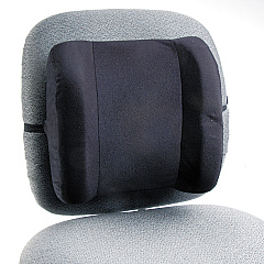 Safco Remedease High Profile Backrest, 12.75 x 4 x 13, Black (SAF71491)