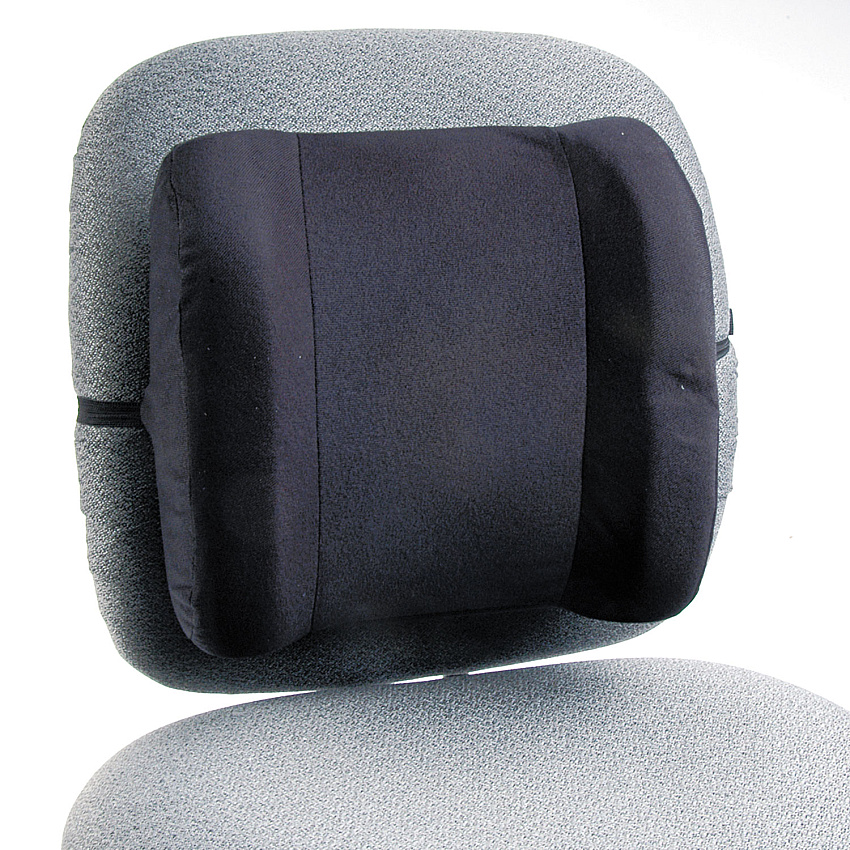 Safco Remedease High Profile Backrest, 12.75 x 4 x 13, Black (SAF71491)