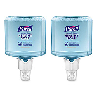 PURELL CLEAN RELEASE Technology HEALTHY SOAP Naturally Clean Foam Refill, For ES6 Dispensers, Fragrance-Free, 1,200 mL, 2/Carton (GOJ647002CT)