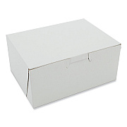 SCT White One-Piece Non-Window Bakery Boxes, 6 x 4.5 x 2.75, White, Paper, 250/Carton (SCH0903)