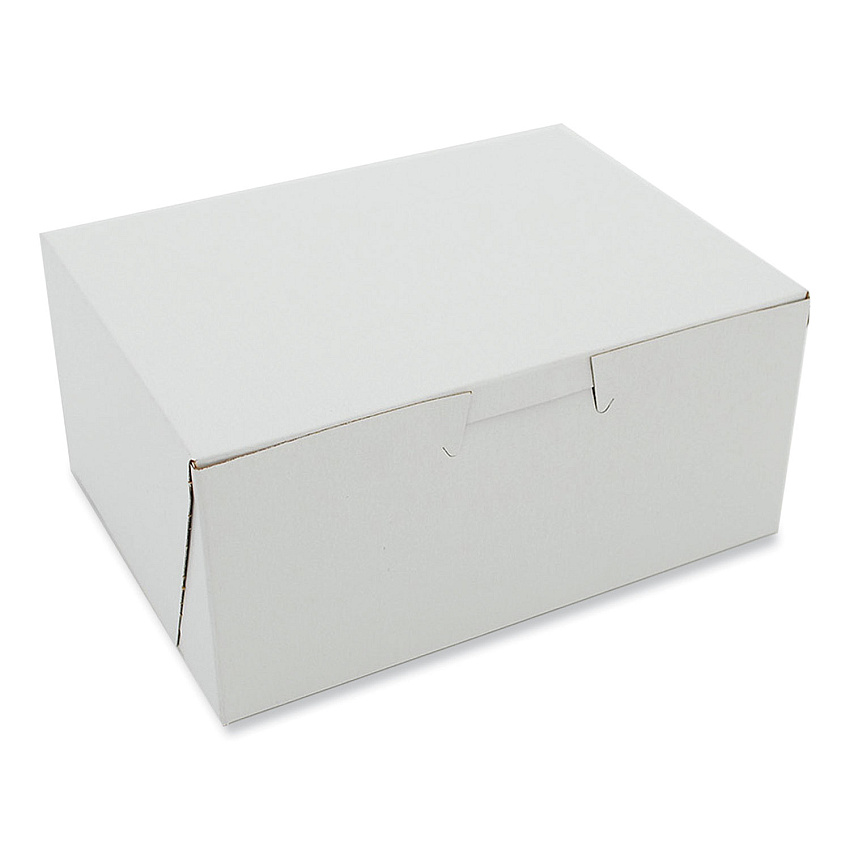 SCT White One-Piece Non-Window Bakery Boxes, 6 x 4.5 x 2.75, White, Paper, 250/Carton (SCH0903)