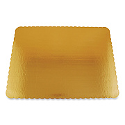 SCT Gold Cake Pads, 25.5 x 17.5, Gold, Paper, 50/Carton (SCH1655)