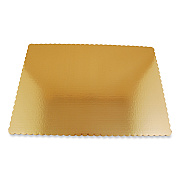 SCT Gold Cake Pads, 25.5 x 17.5, Gold, Paper, 25/Carton (1670)