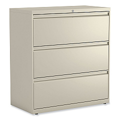 Alera Lateral File, 3 Legal/Letter/A4/A5-Size File Drawers, Putty, 36" x 18.63" x 40.25" (ALEHLF3641PY)