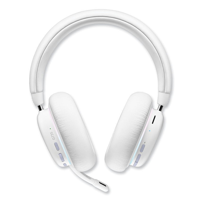 Logitech G735 Wireless Gaming Binaural Over The Head Headset, White (981001082)