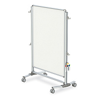 Ghent Nexus Partition Whiteboard, 52.38 x 76.13 x 21.38, White (GHENEX224MMP)