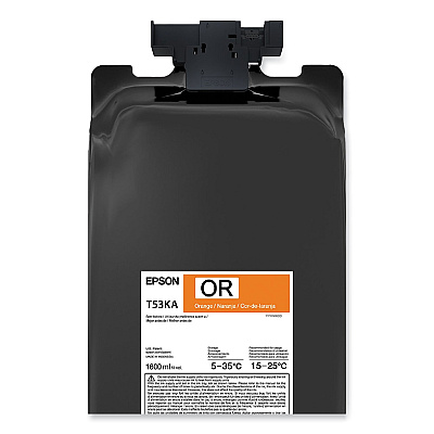 Epson T53KA20 (T53K) UltraChrome DS Ink, Orange, 2/Pack