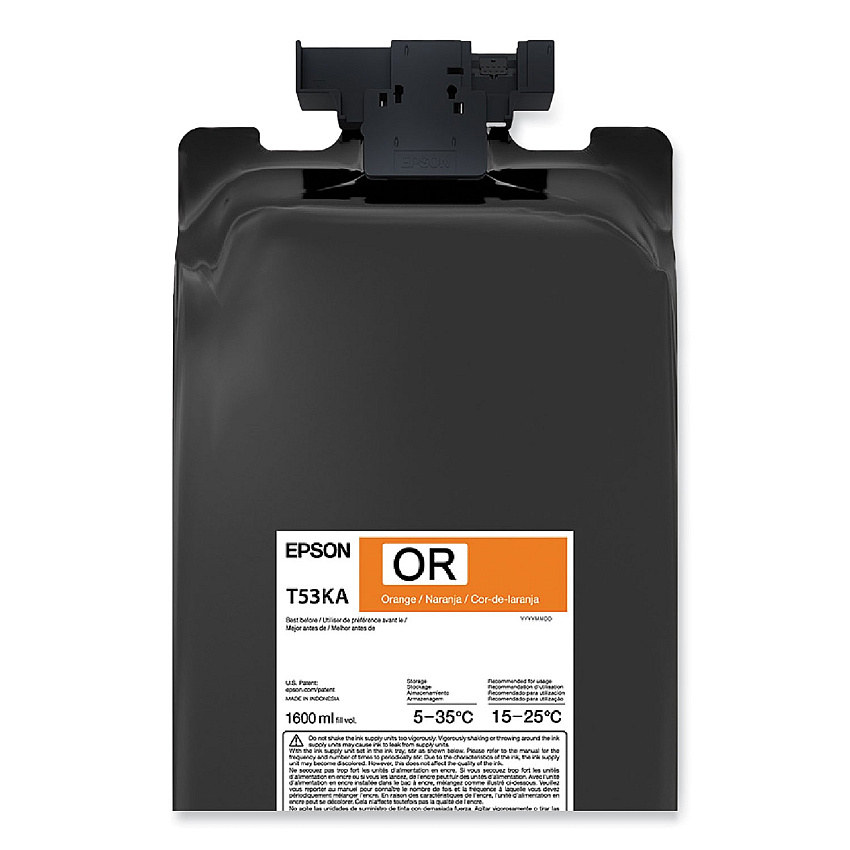 Epson T53KA20 (T53K) UltraChrome DS Ink, Orange, 2/Pack