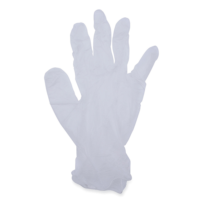 Boardwalk General Purpose Vinyl Gloves, Powder/Latex-Free, 2.6 mil, Medium, Clear, 100/Box (BWK365MBX)