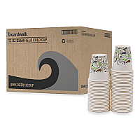 Boardwalk Deerfield Printed Paper Cold Cups, 12 oz, 50 Cups/Sleeve, 20 Sleeves/Carton (BWKDEER12CCUP)