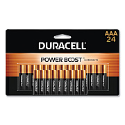 Duracell Power Boost CopperTop Alkaline AAA Batteries, 24/Pack (DURMN2400B24Z)