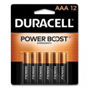 Duracell Power Boost CopperTop Alkaline AAA Batteries, 12/Pack (MN24B12BCD)