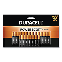 Duracell Power Boost CopperTop Alkaline AAA Batteries, 20/Pack (DURMN2400B20Z)