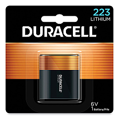 Duracell Specialty High-Power Lithium Battery, 223, 6 V (DURDL223ABPK)
