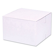 SCT Bakery Boxes, Standard, 6 x 6 x 4, White, Paper, 250/Carton (SCH1509)
