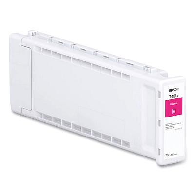 Epson T48L320 (T48L) UltraChrome PRO6 High-Yield Ink, 700 mL, Magenta