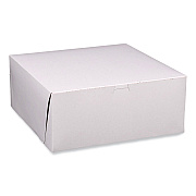 SCT Bakery Boxes, Standard, 14 x 14 x 6, White, Paper, 50/Carton (SCH1593)