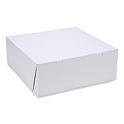 SCT Bakery Boxes, Standard, 16 x 16 x 6, White, Paper, 50/Carton (SCH1597)