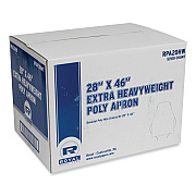 AmerCareRoyal Heavyweight Poly Aprons, 28 x 46, 1.77 mil, One Size Fits All, White, 500/Carton (RPPRPA20HW)