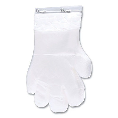 Inteplast Group Reddi-to-Go Poly Gloves on Wicket, One Size, Clear, 8,000/Carton (IBSR2GOPE8K)