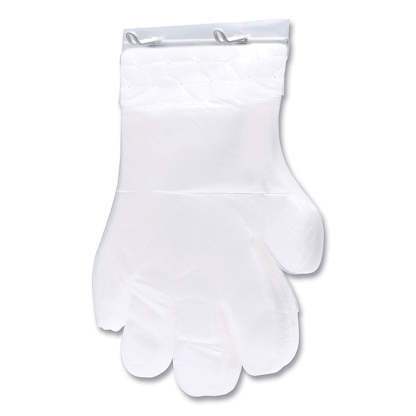 Inteplast Group Reddi-to-Go Poly Gloves on Wicket, One Size, Clear, 8,000/Carton (IBSR2GOPE8K)