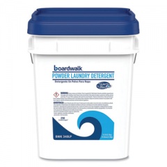 Boardwalk Laundry Detergent Powder, Low Foam, Crisp Clean Scent, 18 lb Pail (340LP)