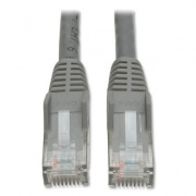 Tripp Lite CAT6 Gigabit Snagless Molded Patch Cable, 50 ft, Gray (N201050GY)
