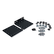 Tripp Lite Heavy-Duty 2-Post Front Mounting Ear Kit, Supports 2U Cabinets, 65 lbs Capacity (UPSHDEARKIT)