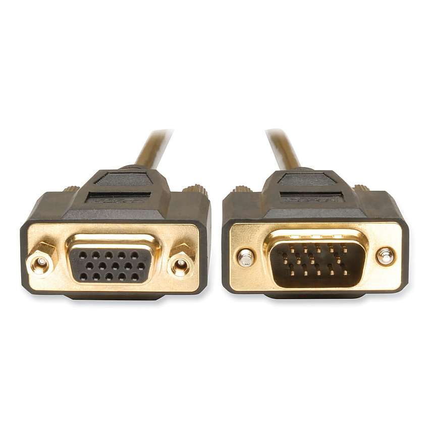 Tripp Lite VGA Monitor Extension Cable, 10 ft, Black (P510010)