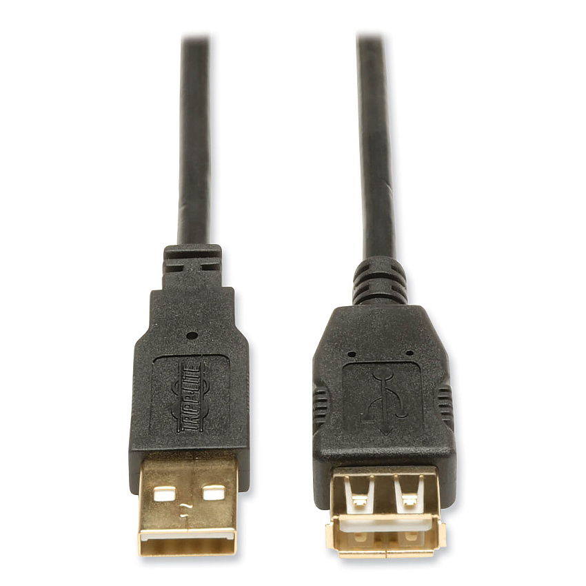 Tripp Lite USB 2.0 A Extension Cable, 10 ft, Black (U024010)