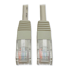 Tripp Lite CAT5e 350 MHz Molded Patch Cable, 25 ft, Gray (N002025GY)