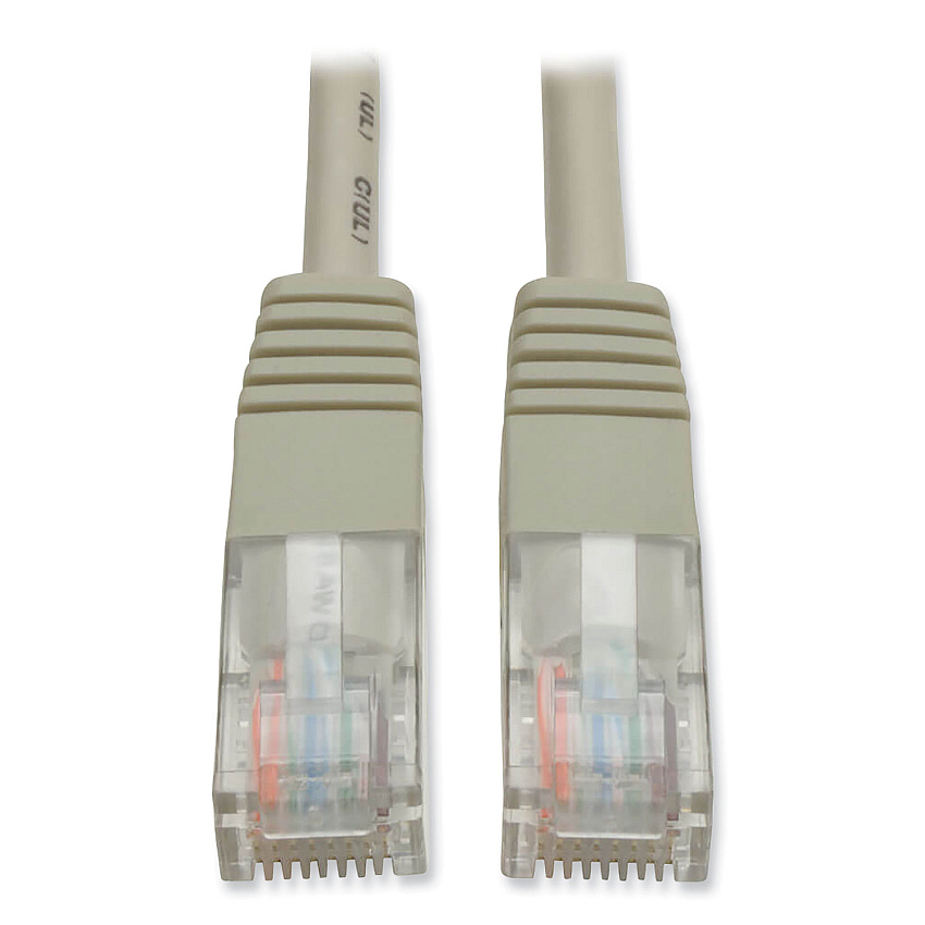 Tripp Lite CAT5e 350 MHz Molded Patch Cable, 100 ft, Gray (N002100GY)