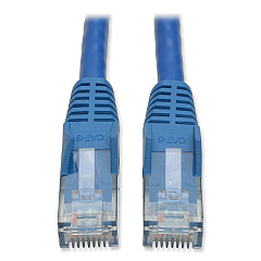 Tripp Lite CAT6 Gigabit Snagless Molded Patch Cable, 14 ft, Blue (N201014BL)