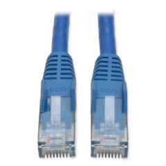 Tripp Lite CAT6 Gigabit Snagless Molded Patch Cable, 5 ft, Blue (N201005BL)