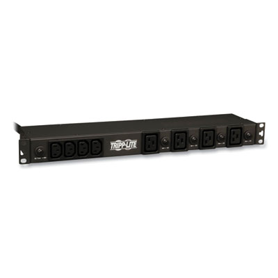 Tripp Lite Single-Phase Basic PDU, 20 Outlets, 15 ft Cord, Black (PDU1230)