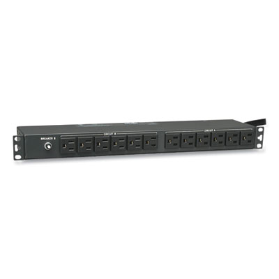 Tripp Lite Single-Phase Basic PDU, 24 Outlets, 15 ft Cord, Black (PDU2430)