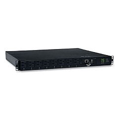 Tripp Lite Single-Phase ATS/Switched PDU with LX Platform Interface, 8 Outlets, 12 ft Cord, Black (PDUMH15ATNET)