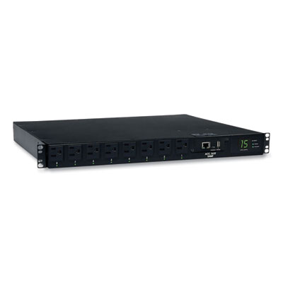 Tripp Lite Single-Phase ATS/Switched PDU with LX Platform Interface, 8 Outlets, 12 ft Cord, Black (PDUMH15ATNET)