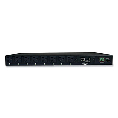 Tripp Lite Single-Phase ATS/Switched PDU with LX Platform Interface, 16 Outlets, 12 ft Cord, Black (PDUMH20ATNET)
