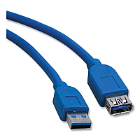 Tripp Lite USB 3.0 SuperSpeed Extension Cable, 10 ft, Blue (U324010)